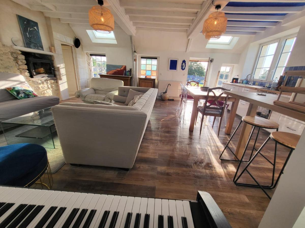 Casa Azul - Omaha Beach Кольвиль-сюр-Мер Экстерьер фото